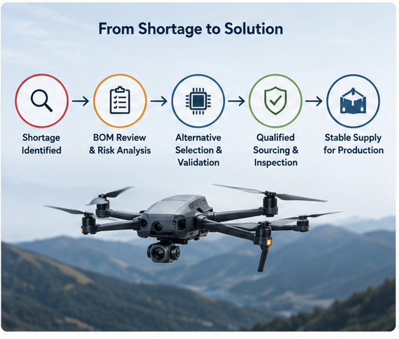 Why Choose Us for Drone and UAV Component Shortage Solutions?